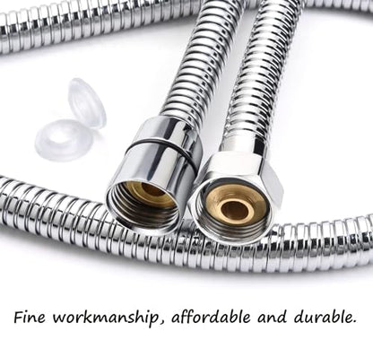 59 Inches Shower Hose,Bidet Hose,Chrome | 304 Stainless St304 Stainless Steel, Handheld Shower Hose, G1/2 Thread Interface (0.8" or 20mm) - color: Chrome