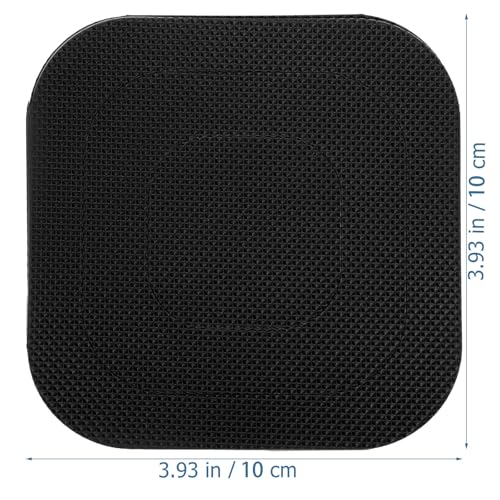 ARTIBETTER 20 Sheets Anti Skid Bathtub Stickers Bathroom Self-Adhesive Non Slip Stickers for Tub Shower Floor Safety Square Black - size: 10X10CM