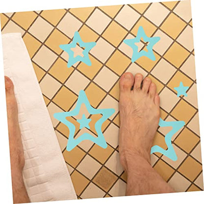 Holibanna 20Pcs Non-Slip Bathroom Stickers Self-Adhesive PEVA Waterproof Shower Room Decals for Bathtubs and Floors Safety Anti-Slip Stickers for Family Use