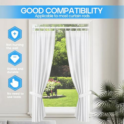 1 Pack Spring Tension Rod, Adjustable 45-77 Inch No Drill, White | 7/8 Inch Diameter Spring Loaded Extendable Tension Curtain Rod, Fits Windows Kitchen Doorway Closet Cupboard - color: White, size: 45-77IN-1P