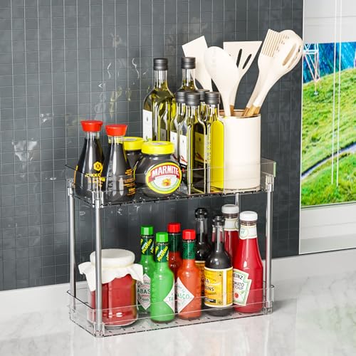 Yieach Clear 4 Tier Slim Rolling Storage Cart with Wheels,6.3″W Thin Shelf,Bathroom Storage Cabinet,Skinny Laundry Cart,Narrow Laundry Room Cart Between Washer and Dryer,Skinny Shelves for Small Space - style: 4 Tier