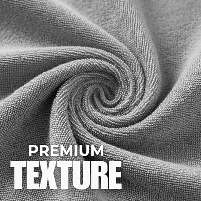 Set of 6 Luxurious Hand Towels for Bathroom, 16x28 inches, 100% Cotton, Ultra-Soft, Absorbent & Durable, 600GSM Bathroom Hand Towel - Ideal for Gym, Bath, Spa Use (Light Gray, 6 Pack) - color: Light Gray