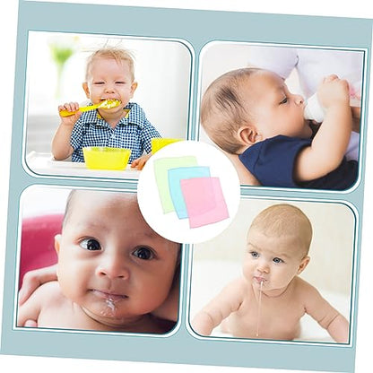 Healifty 10pcs Microfiber Hand Towels Fast Dry Absorbent Washcloths for Face and Bathroom Soft Fade Resistant Cleaning Cloths