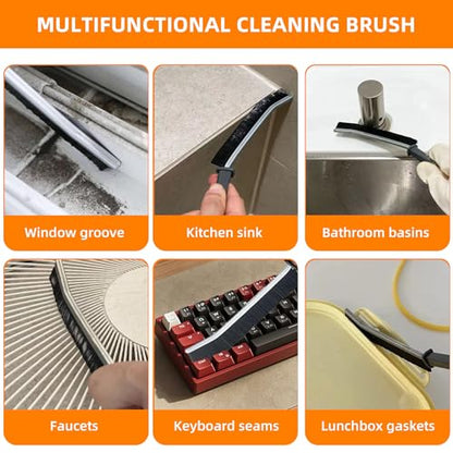 12Pcs Crevice Cleaning Brush Set, Hard Bristle Gap Cleaning Tools, Multifunctional Brushes for Kitchen, Bathroom, Grout, Sink, Bottle, Teapot, Blender, Window & Car (12pcs) - color: 12pcs