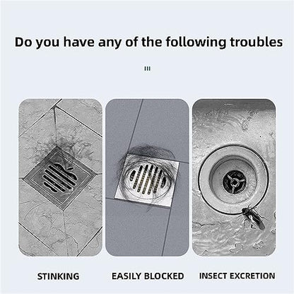MAOYONG Shower Drain Cover Tub Stopper - Square Silicone Floor Drain Cover for Bathroom, Bathtub Stopper Drain Plug Cover, Kitchen Sink Drain Stopper 5.9 Inch Green 1PCS - color: Green
