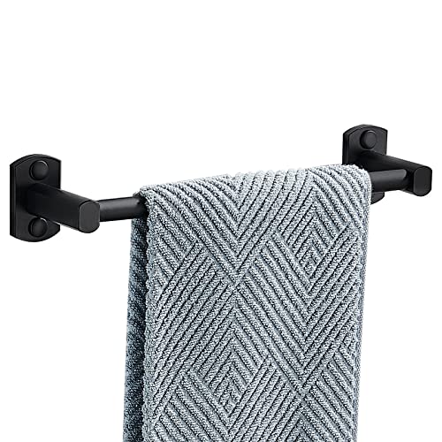 Black Towel Bar, Hand Towel Rack for Bathroom Wall Mounted Towel Hanger, Kitchen Bath Towel Holder, Toilet Towel Rod,12 Inch - size: 12 Inch Single Bar