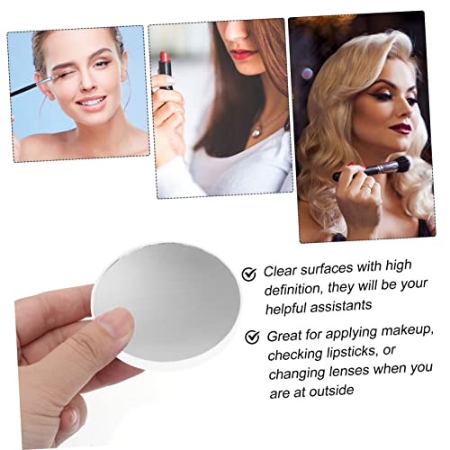 2pcs Magnifying Makeup Mirror Suction Cup Lighted Magnify Mirror for Bathroom
