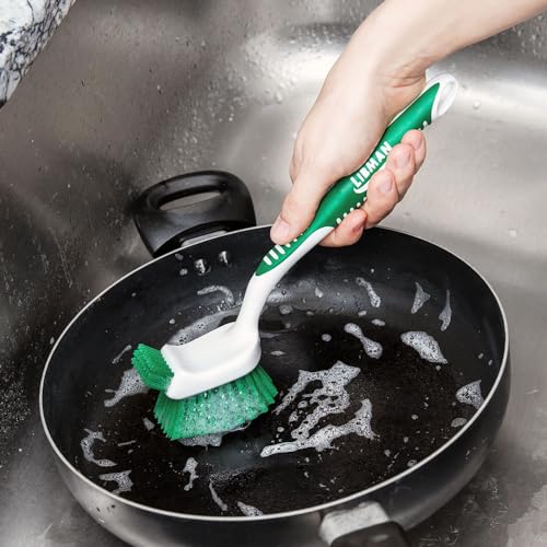 Libman Bottle & Dish Kitchen Brush Kit with Straw Cleaner, 4 Brush Styles | Kitchen scrub brush kit for bottles, dishes, and straws; 3 brushes plus straw cleaner. - style: Bottle & Dish Brush Kit