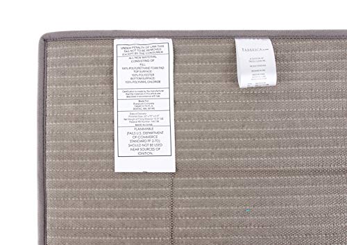 Ultra-Soft Extra-Thick Memory Foam Extra Long Bath Runner Mat (2 ft x 6 ft, Grey) - color: Grey, size: 2' x 6' (Rectangular)