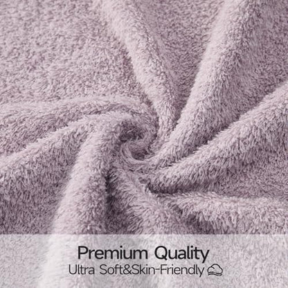 REDKISS 2-Pack Luxury Hand Towels, 16x32 Inch 450G 100% Cotton, Purple Quick-Dry Bathroom & Kitchen Towels, Super Soft and Highly Absorbent - color: Purple, size: hand towel set of 2