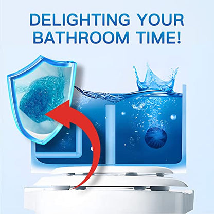 Vacplus Automatic Toilet Bowl Cleaner Tablets, Drop-In Tank Cleaner for Bathroom, Prevent Stains & Deodorize, Long-Lasting Cleaning Tabs, Easy-Use Freshener for Bowl & Tank, 100 Pack | Bathroom Tank, Prevent Stains, Deodorizing, Easy Use - size: 1 Count (