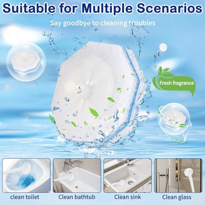 120 Count Disposable Toilet Brush Refills for Clorox, 5X Cleaning Power | Upgrade 3-Layer Thickened, Fresh Fragrance, No Falling Apart, Toilet Cleaning Refills, Touch-Free Disposable Toilet Brush
