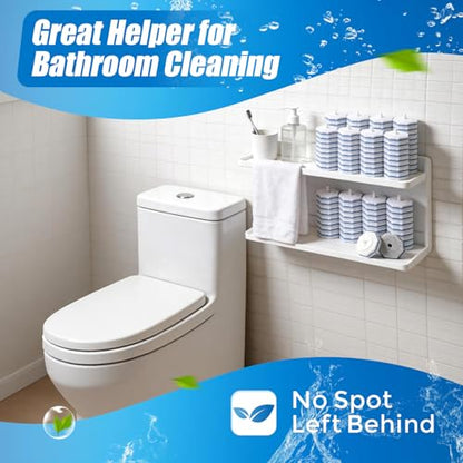 64 Pack Toilet Wand Refills for Clorox,5X Cleaning Power,Fresh Fragrance,Extra Thick,Compatible with Most Toilet Cleaning Wands