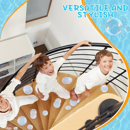 Fullhawl 30 Pcs Clear Bubble Non Slip Shower Stickers, Bathtub Safety | 30 Clear Bubble Stickers, Low Profile Design Blends With Any Bathroom, Adds Grip Protection Without Blocking Style - style: Clear Bubble