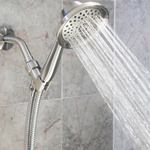 72 Inch Flexible Shower Hose - Brushed Nickel | Extra Long, Stainless Steel, Anti-Kink, Universal Replacement Tube For Handheld Showerheads, Showers & Baths, Easy Install - color: Brushed Nickel