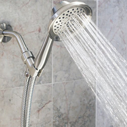 72 Inch Flexible Shower Hose - Brushed Nickel | Extra Long, Stainless Steel, Anti-Kink, Universal Replacement Tube For Handheld Showerheads, Showers & Baths, Easy Install - color: Brushed Nickel