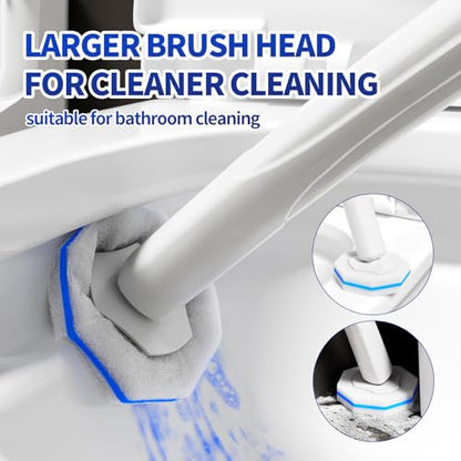 60PCS Toilet Bowl Cleaner Wand Refills Compatible with CLOROX. Disposable Toilet Brush Refills. Bathroom Cleaning. Disposable Toilet Bowl. High-Density Disposable Toilet Brush Scrubber - style: 60 refflls（Without handle）
