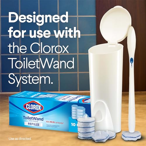Clorox ToiletWand Toilet Cleaner Refills, Toilet brush, Original, 10 Count - size: 10 Count (Pack of 1)