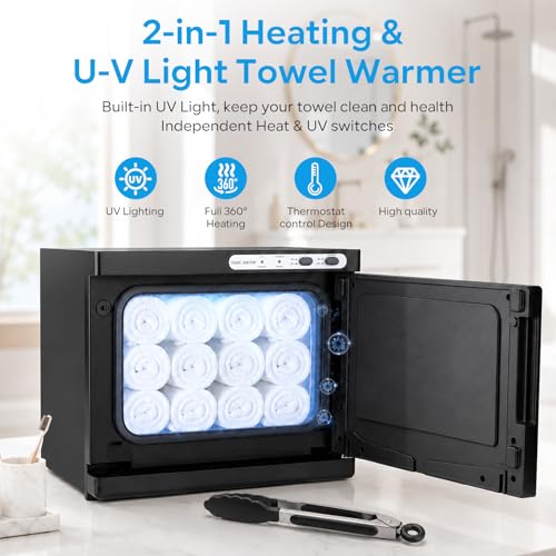 Hot Towel Warmer, 8L Professional Towel Warmer Cabinet, Hot Spa Small Towel Warmer Heating Use for Facial Spa Estheticians Massage Salon and Home