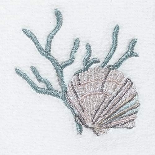 Avanti Linens - Fingertip Towel, Soft & Absorbent Cotton, Coastal Terrazzo - size: Fingertip Towel