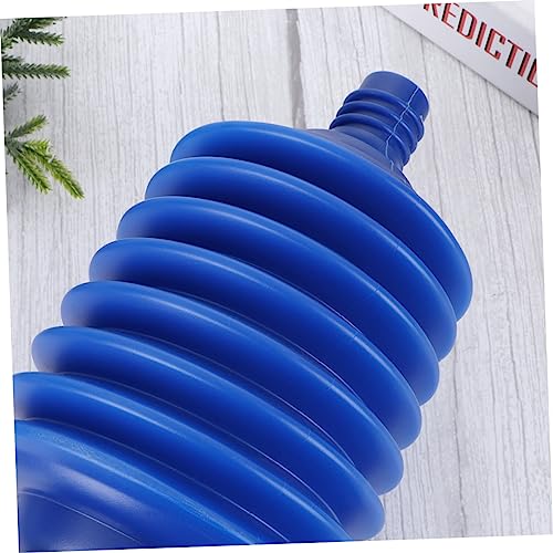 High Pressure Bathroom Plunger Professional Accordion Toilet Dredge Tool for Clog Removal Ergonomic Design Reusable and Eco-Friendly Blue