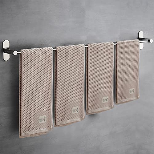 DCFV Bathroom Towel Bar, Rust Proof Hand Towel Holder Kitchen Towel Racks, Bath Accessories Wall Mounted Stainless Steel Shower Towel Rack Multiple Uses (Size : 40cm) - size: 40cm