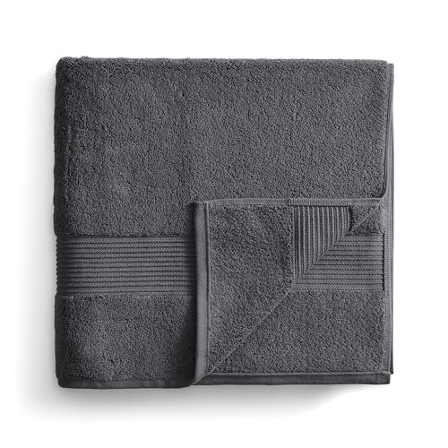Ted Baker 8-Pc Towel Set, 2 Bath 2 Hand 4 Washcloths 100% Cotton Dark Grey - color: Grey, size: 8 pc Towel Set - 2 Bath, 2 Hand, 4 Washcloths