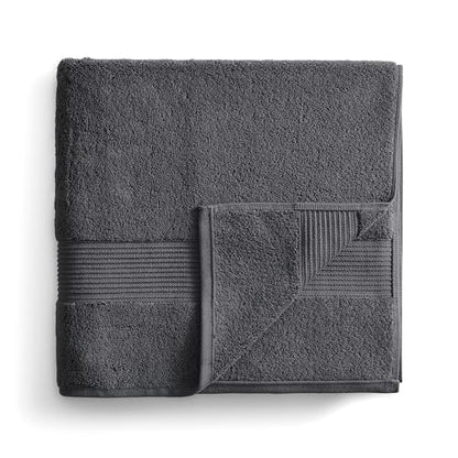 Ted Baker 8-Pc Towel Set, 2 Bath 2 Hand 4 Washcloths 100% Cotton Dark Grey - color: Grey, size: 8 pc Towel Set - 2 Bath, 2 Hand, 4 Washcloths