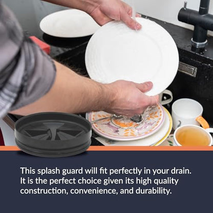 Newhouse 3-3/8-in. Diameter Garbage Disposal Splash Guards GDSPLSH, Kitchen Sink Splash Guard and Drain Cover, Easy-to-Clean Garbage Disposal Rubber Insert, Rust-Resistant Durable Silicone Sink Insert