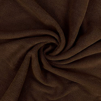 Utopia Towels Jumbo Bath Sheets, 2 Pack, 35x70 in, 600 GSM Cotton, Dark Brown - color: Dark Brown, size: 2 Piece Bath Sheet