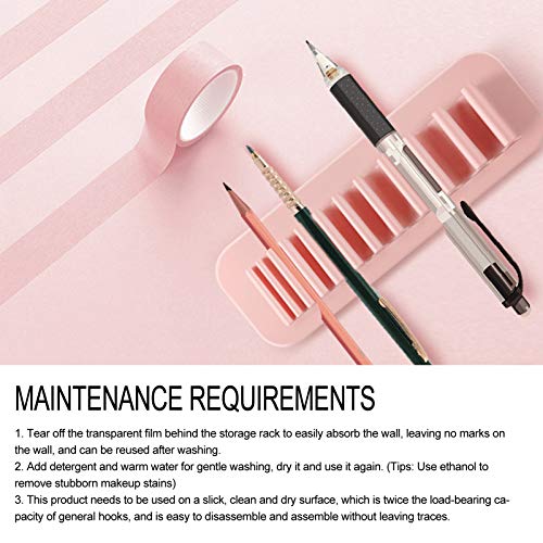 Silicone Makeup Brush Drying Rack, 2pcs Makeup Brush Storage Holder, Wall Mounted Toothbrush Storage Rack Organizer