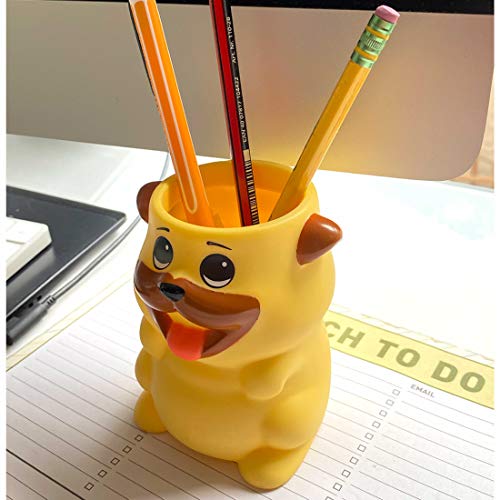 Kids Toothbrush Holder Toothbrush Organizer – Durable Silicone Animal Tooth Brush Holder – Easy to Clean Toothbrush and Toothpaste Holder – Toothbrush Holders for Bathrooms by Lily’s Home (Dog) - color: Dog