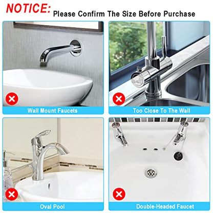 Sink Splash Guard Silicone Sink Faucet Mat Sink Accessories | for Kitchen, Bathroom, Sink Sponge Holder (White) - color: White