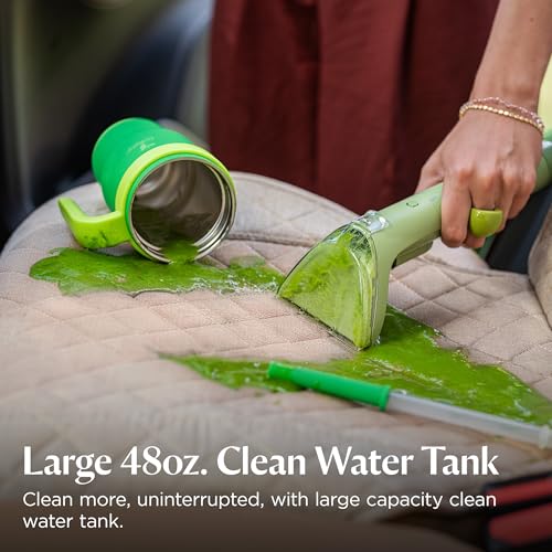 BISSELL Little Green Multi-Purpose Portable Carpet Cleaner, 1400B | Multi-surface upholstery cleaning; exclusive specialty tools included; car & auto detailing; Green color - color: Green, style: Little Green