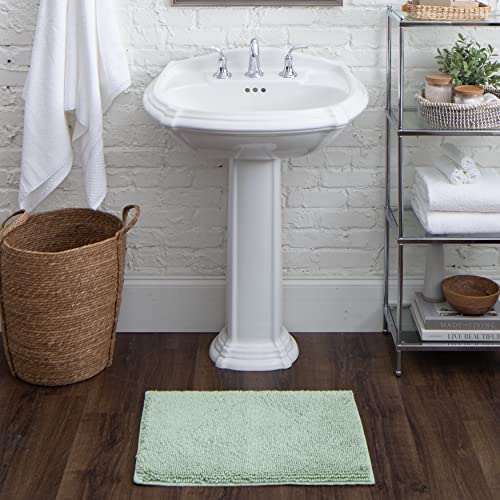 Mohawk Home Classic Cotton Ii Seaglass 2' x 5' Bath Mat - color: Sage Green, size: 2' x 5' (Rectangular)