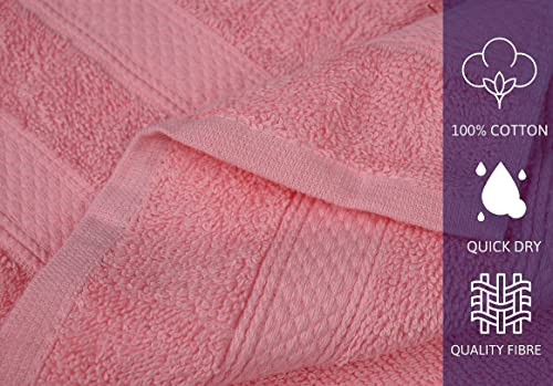 ZUPERIA Classic Hand Towels Pack of 10 (16 x 28 Inches) 100% Ring Spun Cotton Light Weight & Super Absorbent, Fast Drying Hand Towels for Bathroom, Hotels, Travel and Spa (Assorted) - size: Hand Towels, 10 Pack (16"x28")