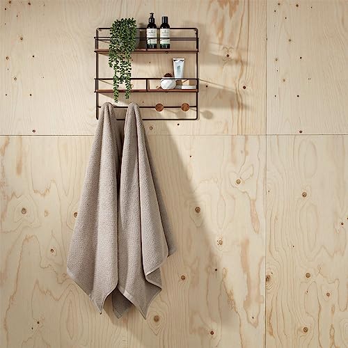 Christy Brixton 4 Piece Towel Set | Pebble Beige | 100% Cotton | Ultra Soft | Super Absorbent | 600GSM | 2 Bath Sheets 2 Hand Towels - color: Pebble, size: 2 Hand 2 Bath Sheet Set