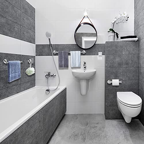 Brushed Nickel Bath Towel Bar Single Bars Towel Rack Rod Classic Wall Mounted SUS304 Stainless Steel Bathroom Towel Holder Toilet Kitchen Towel Shelf Single Layer,33 inches - color: Brushed Nickel, size: 33inch