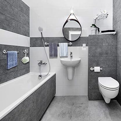 Brushed Nickel Bath Towel Bar Single Bars Towel Rack Rod Classic Wall Mounted SUS304 Stainless Steel Bathroom Towel Holder Toilet Kitchen Towel Shelf Single Layer,33 inches - color: Brushed Nickel, size: 33inch