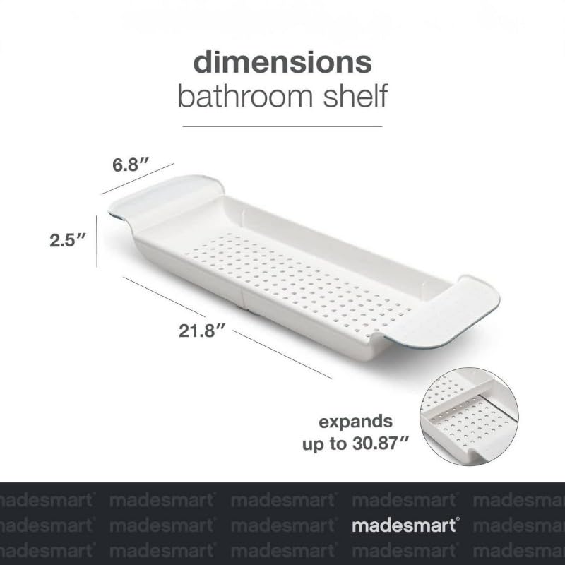 Expandable Bathtub Tray for Convenient Bath Storage and Relaxation
