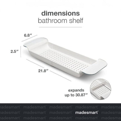 Expandable Bathtub Tray for Convenient Bath Storage and Relaxation
