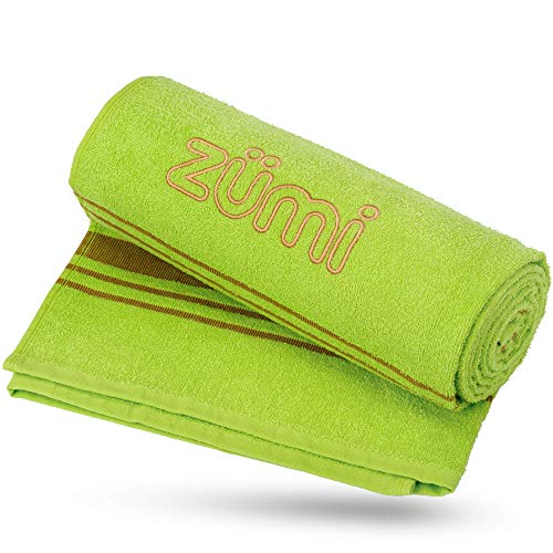 100% Cotton Quick Dry Travel Towel - Soft, Thin, Compact, Highly Absorbent, Lightweight Camping Towel for Beach, Gym, Bath, Shower, Swimming, Dorm, RV - Green - color: Green Large