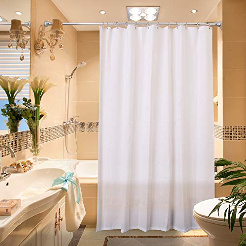 Rust-Proof Zinc Shower Curtain Hooks with Clasp Closure, Shower Hooks Hangers for Bathroom, Kitchen Utensils, Curtains, Clothing, Towels etc - Set of 12, Chrome - color: Chrome