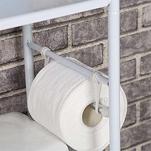 3-Tier Bathroom Organizer Ladder Shelf, Over Toilet Shelf Paper Holder Organizer, Over The Toilet Storage