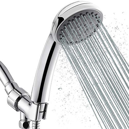 Shower Head with Handheld, Long Hose 4.9 Ft, 5 Spray Modes | High-Pressure Shower Wand, Detachable Sprayer Attachment for Bathing, Bathroom Cleaning & Pet Washing, Easy Install