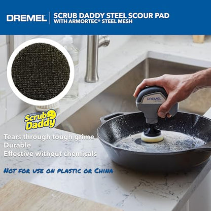 Dremel Versa 5-Pack Scrub Daddy Cleaning Sponge Pads, Variety Pack for Multi-Surface Cleaning, for use in Kitchen, Household and Bathroom - Compatible with Versa Power Scrubber Tool, PC360-5 | For Multi-Surface Cleaning | Kitchen Use | Household And Bathr