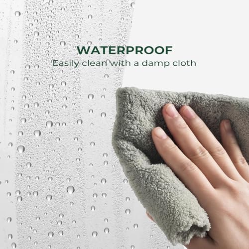 Clear Shower Curtain Liner with Side Suction Cups, Premium PEVA Plastic Shower Liner with 3 Magnets, Waterproof Bathroom Curtain, 72 x 84, Heavy Duty Clear - color: 2. 8g Clear, size: 72"W x 84"L (Pack of 1)