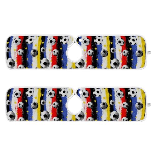 Kitchen Sink Splash Guard Behind Faucet Mat 2 Pcs Absorbent Faucet Mat Quick Dry Kitchen Sink Drying Mats for Drip Drain Draining Sinks Bathroom Microfiber Soft Washable M American Soccer Stripes Colo - color: American Soccer Stripes Colorful, size: 23.6"