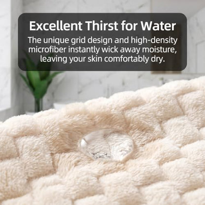 1pc Waffle Weave Bath Towel - Ultra Absorbent, Quick-Dry Microfiber Towel, Soft Spa & Fitness Towel, Daily Use, Beach & Home Decor, 240gsm, Polyester Blend, Modern Style, 27 * 15In,White