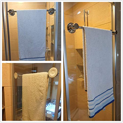 JiePai 24 inch Suction Cup Towel Bar,Towel Racks for Bath,Oil Rubbed Bronze | Vacuum Suction,No Drill,Removable,Heavy Duty Wall Mount ,For Smooth Surfaces,for Bathroom & Kitchen - color: Suction Towel Bar-24 Inch Rubbed Bronze